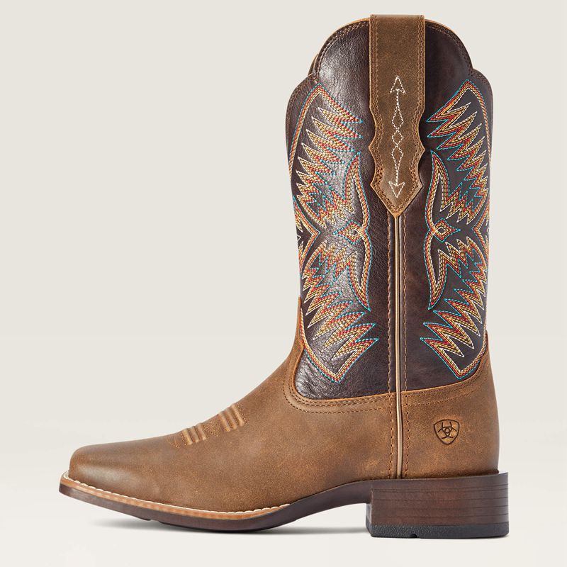 Fateful Brown Ariat Odessa Stretchfit Western Boot | 17AKXFNZU