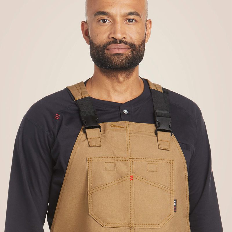 Field Khaki Ariat Fr Insulated Overall 2.0 Bib | 78INTSDOQ