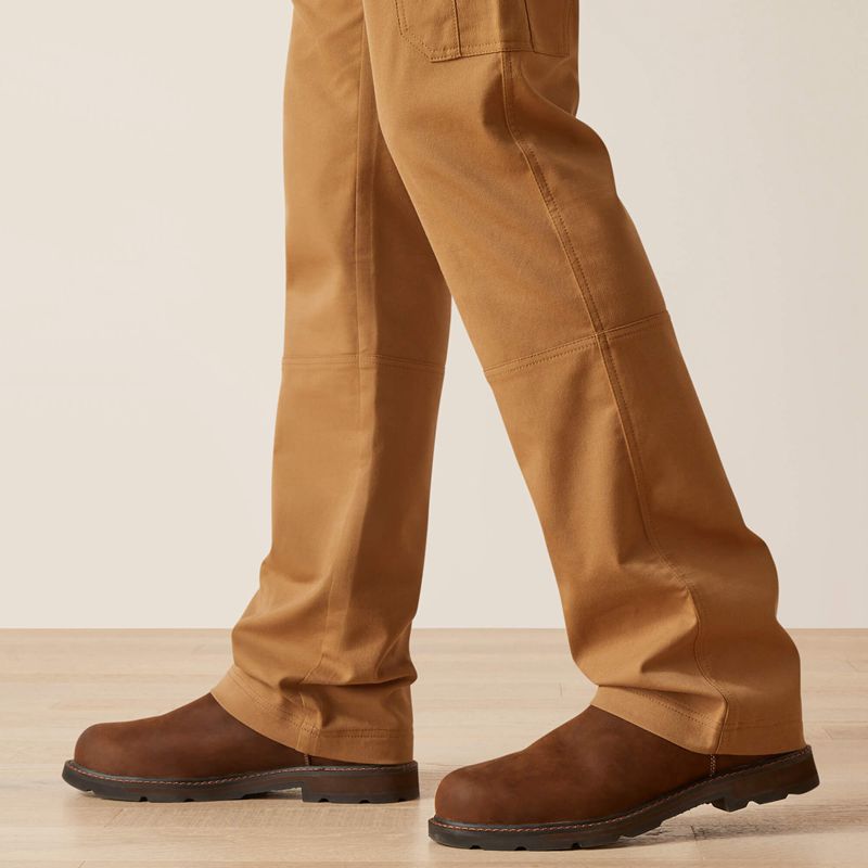 Field Khaki Ariat Fr M7 Slim Durastretch Duralight Twill Straight Pant | 87QPABFMK