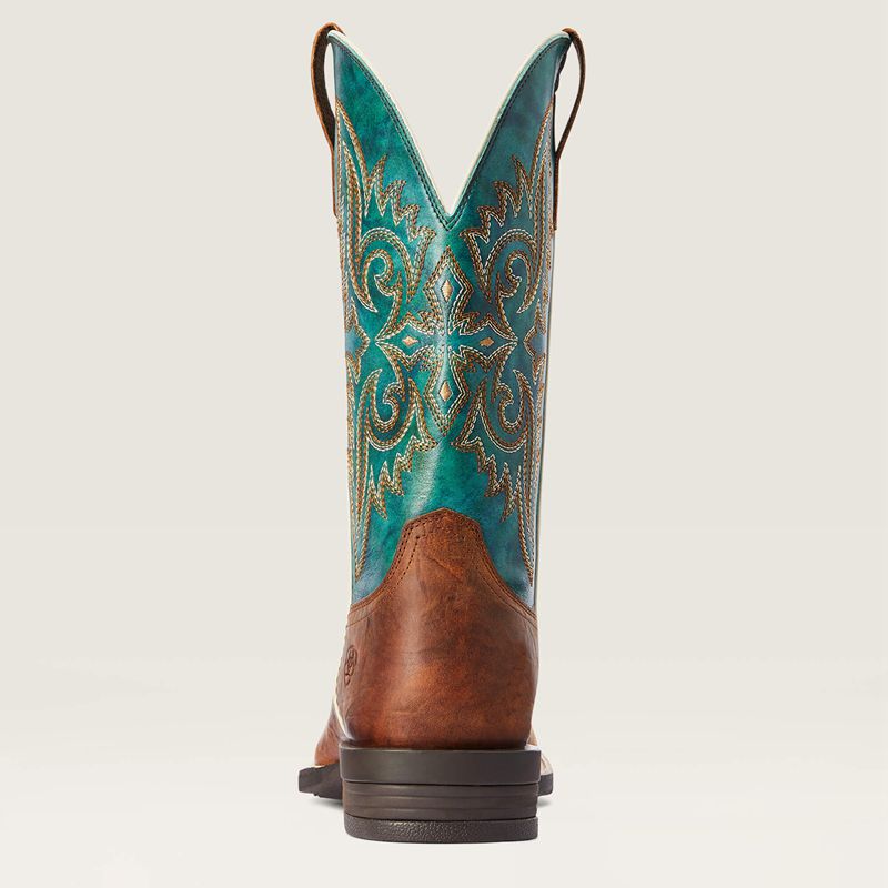 Fiery Brown Crunch Ariat Wild Thang Western Boot | 14HJLIWSR