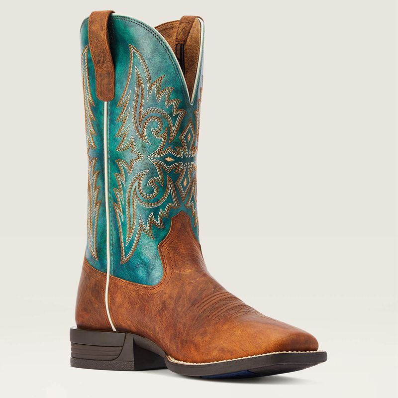 Fiery Brown Crunch Ariat Wild Thang Western Boot | 14HJLIWSR