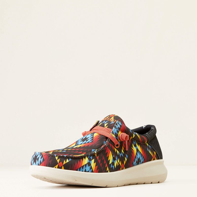 Fiery Southwest Print Ariat Hilo | 58SECRGJT