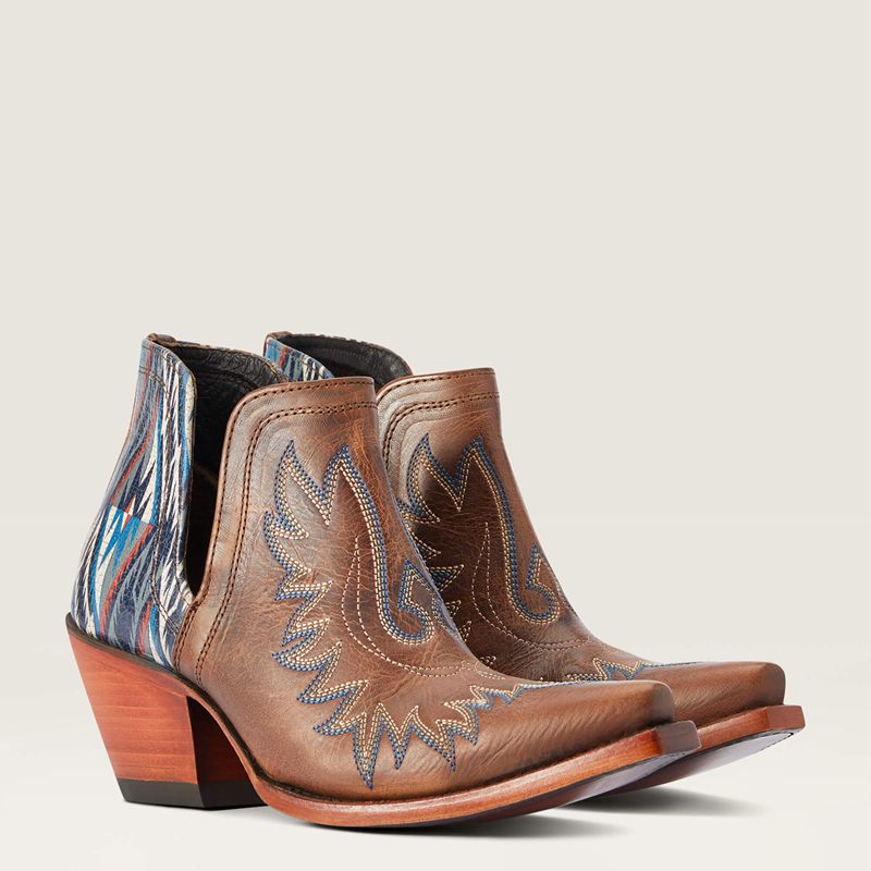 Fiery Tan Ariat Dixon Chimayo Western Boot | 06WVPAQXB