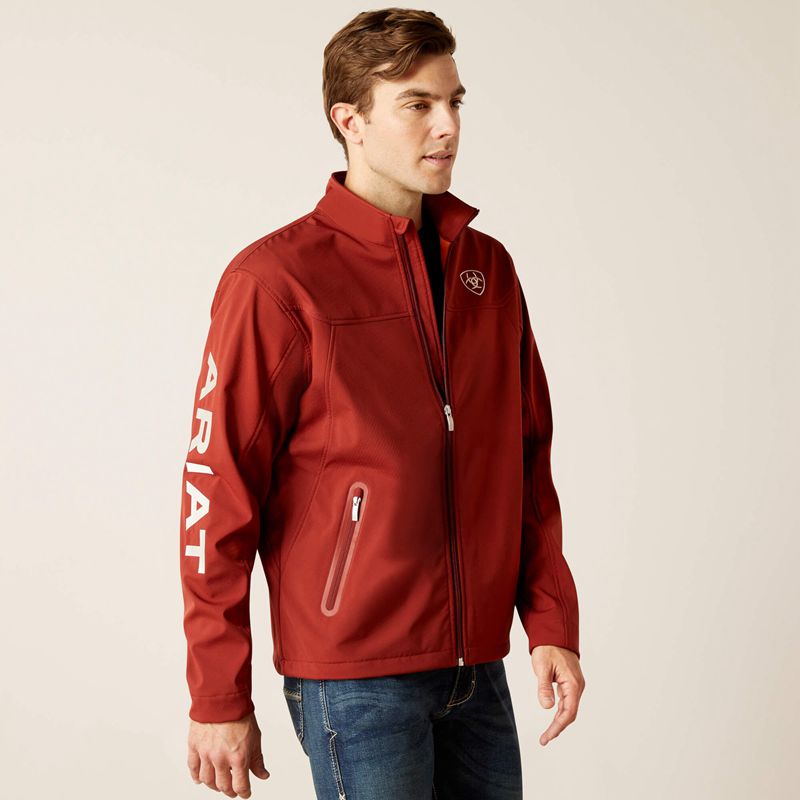 Fired Brick Ariat New Team Softshell Jacket | 96WKAZUCP