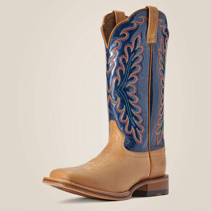 Flaxen Ariat Darbie Western Boot | 92OXTZKGM