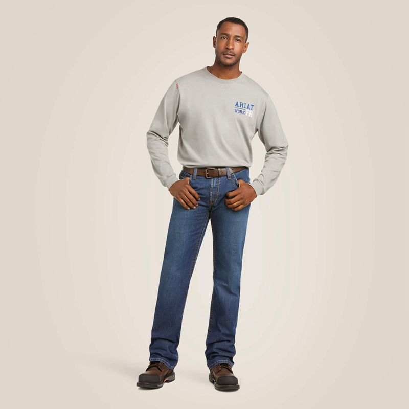 Flint Ariat Fr M4 Relaxed Basic Boot Cut Jean | 89QFIKVSO