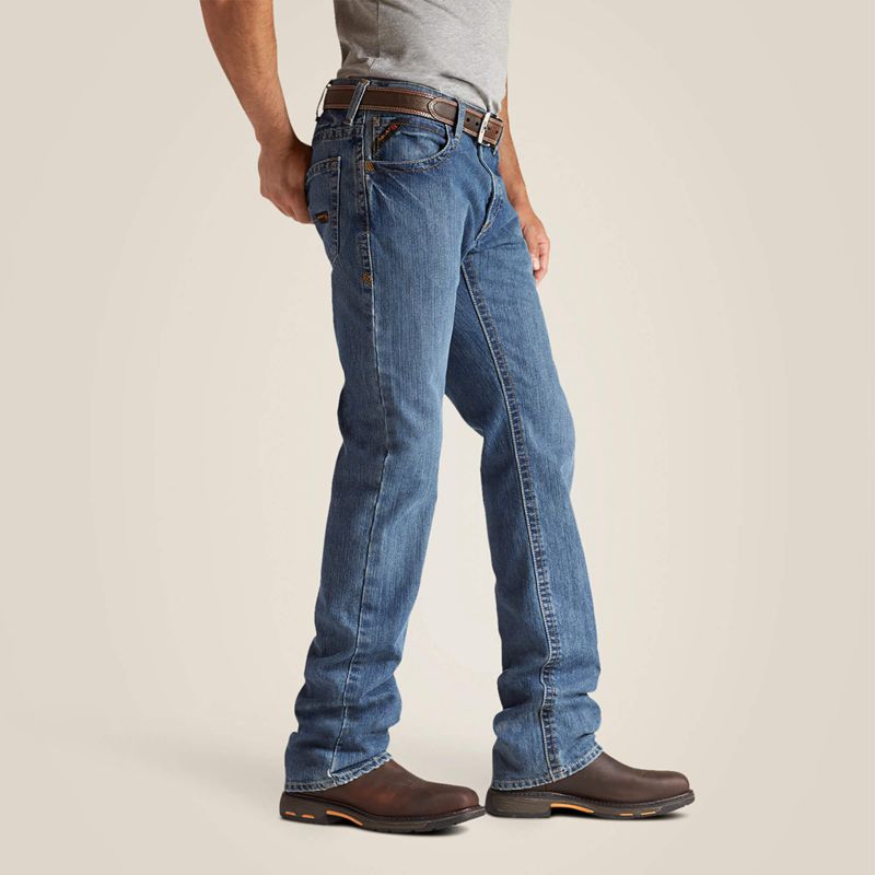 Flint Ariat Fr M4 Relaxed Basic Boot Cut Jean | 89QFIKVSO