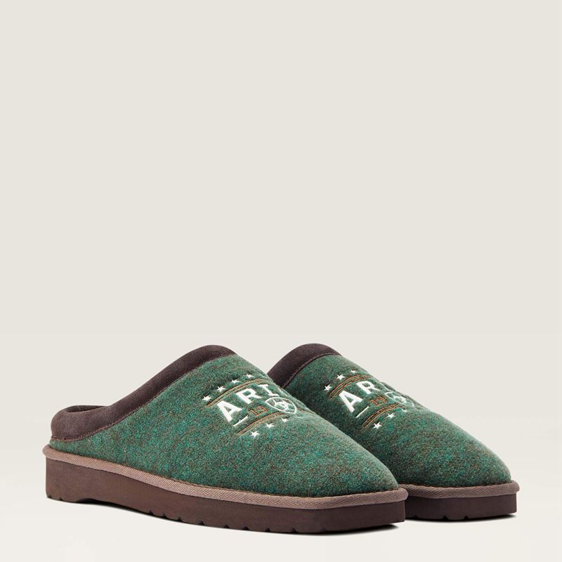 Forest Green Ariat 93 Liberty Square Toe Slipper | 83BOPVCHF