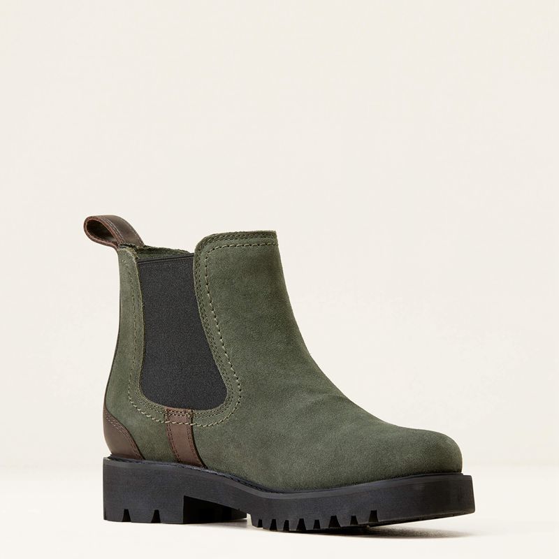 Forest Night Ariat Wexford Lug Waterproof Chelsea Boot | 92RHQEVSI