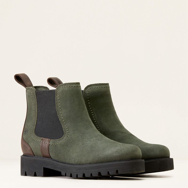 Forest Night Ariat Wexford Lug Waterproof Chelsea Boot | 92RHQEVSI