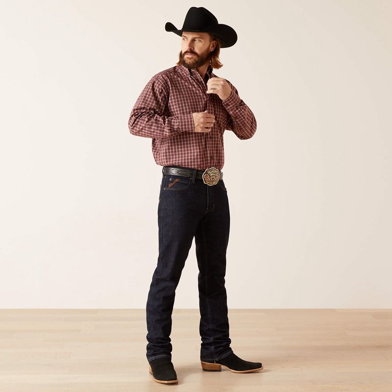 Frair Brown Ariat Pro Series Nicco Classic Fit Shirt | 87ZCYDXNK