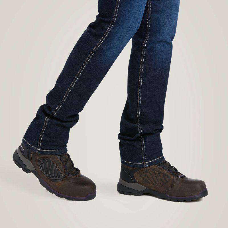 Frances Ariat Rebar Perfect Rise Work Flex Riveter Slim Leg Jean | 57BAYHLOD