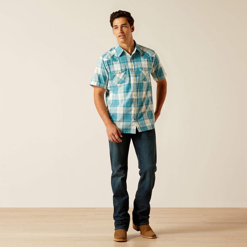 Gasoline Ariat Harry Retro Fit Shirt | 03LGQAOCF