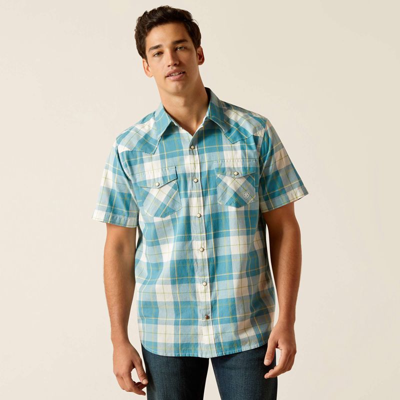 Gasoline Ariat Harry Retro Fit Shirt | 03LGQAOCF