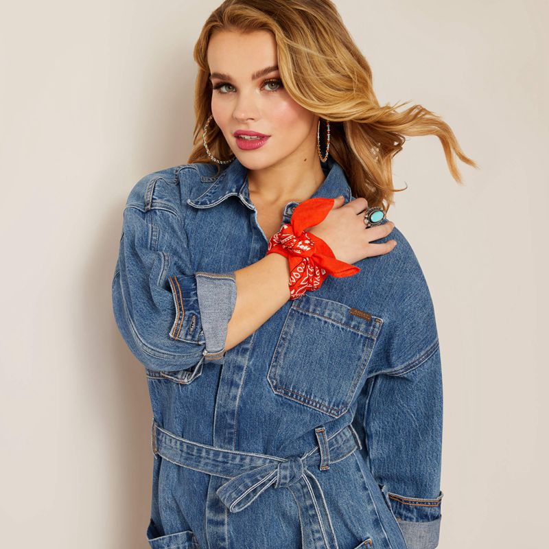 Georgia Ariat Denim Jumpsuit | 37KZCTDBG