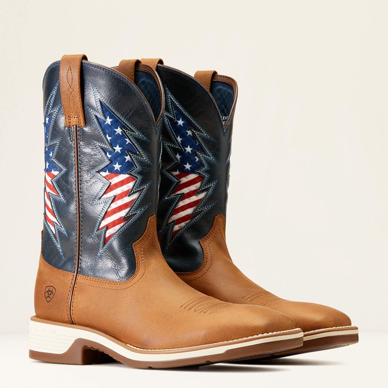 Georgia Clay Ariat Ridgeback Venttek Western Boot | 25GCLTVWX