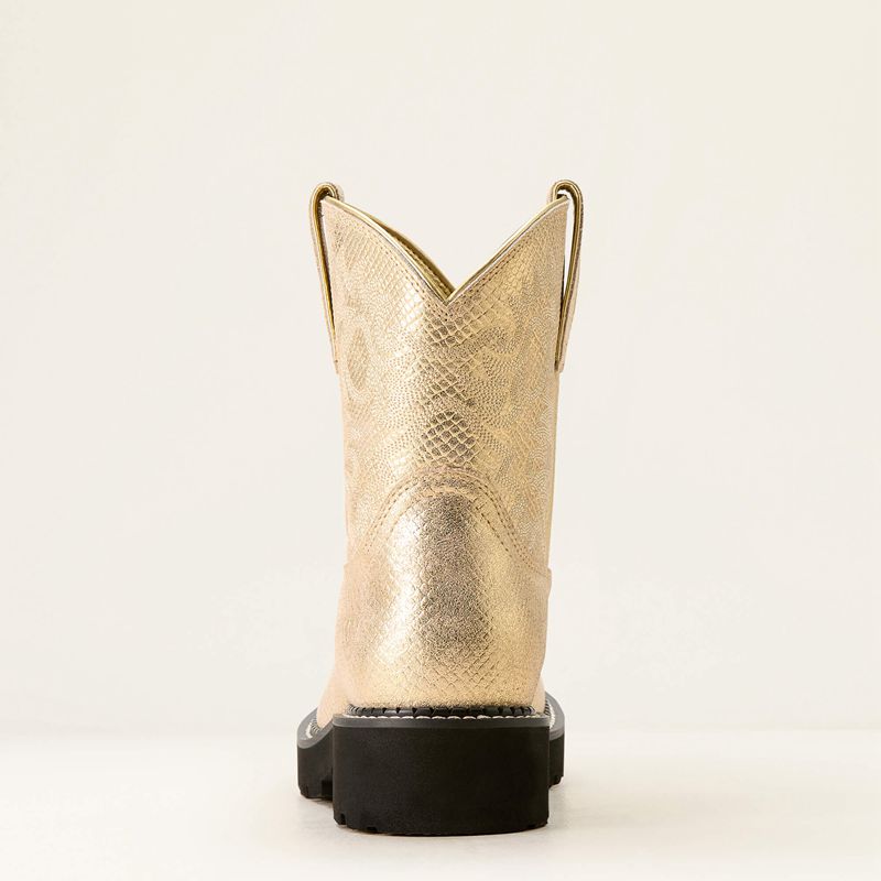 Gilded Lizard Emboss Ariat Fatbaby Western Boot | 42UVQSHYJ