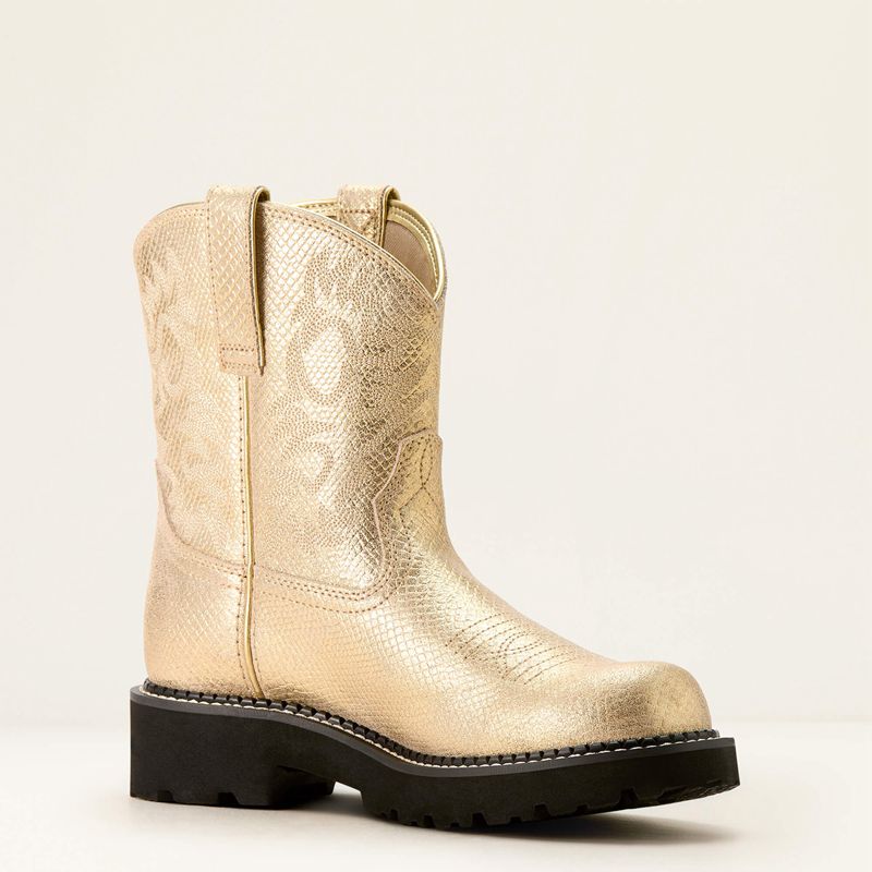 Gilded Lizard Emboss Ariat Fatbaby Western Boot | 42UVQSHYJ