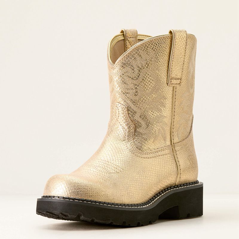 Gilded Lizard Emboss Ariat Fatbaby Western Boot | 42UVQSHYJ