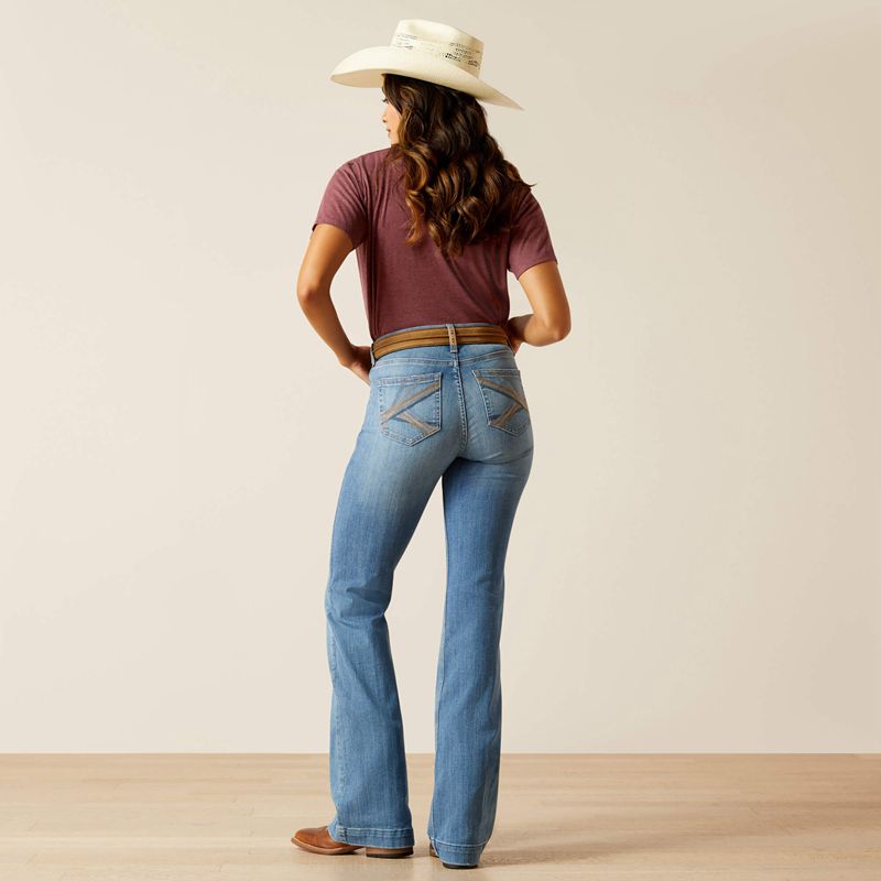 Glendale Ariat High Rise Alice Slim Trouser | 25BSTECUQ