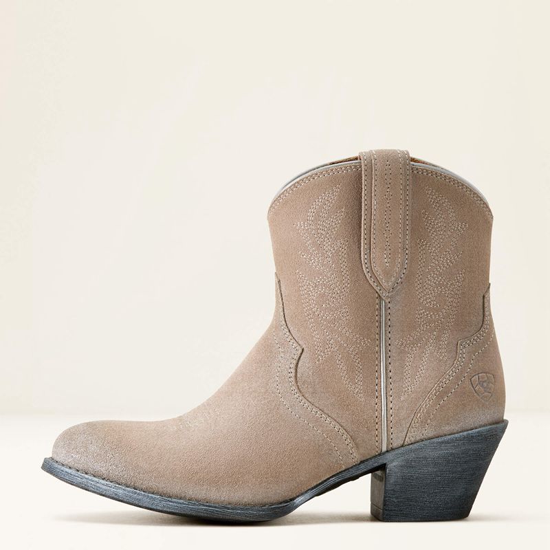 Granite Grey Suede Ariat Harlan Western Boot | 78CYGTZRJ