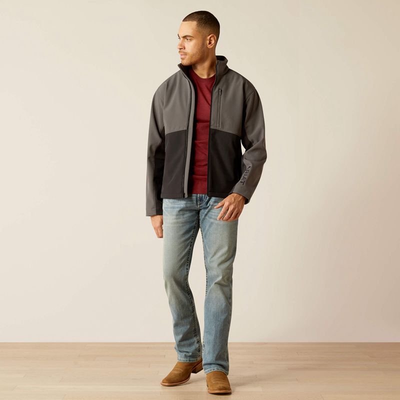 Grey Ariat Logan Softshell Jacket | 90ZKASFCD