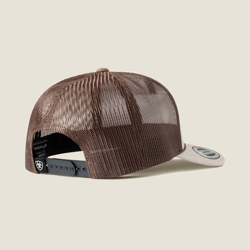 Grey Ariat Lotf Patch Cap | 03NAEKBDG