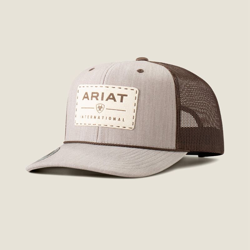 Grey Ariat Lotf Patch Cap | 03NAEKBDG