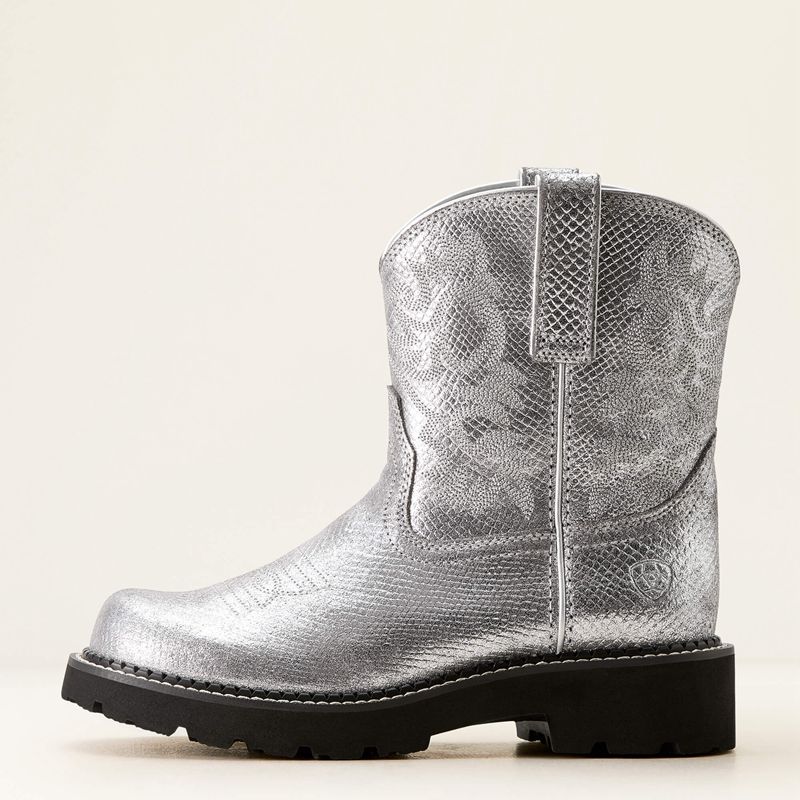 Gunmetal Lizard Emboss Ariat Fatbaby Western Boot | 23RWCEJZQ