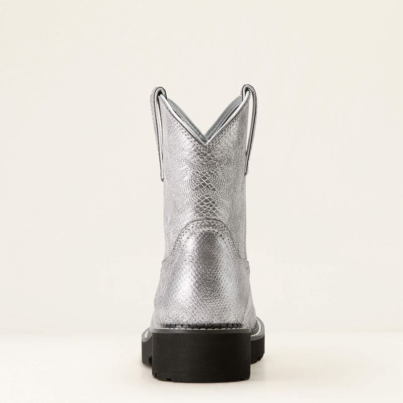 Gunmetal Lizard Emboss Ariat Fatbaby Western Boot | 23RWCEJZQ