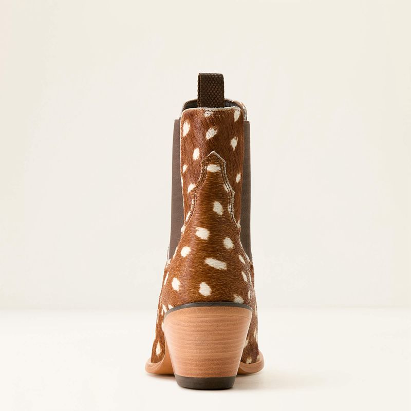 Hair On Deer Print Ariat Shiloh Bootie | 76QWYAUPE