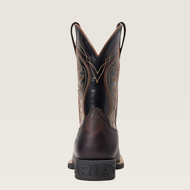 Hand Stained Red - Brown Ariat Bk Amos Western Boot | 04AEKHIBO