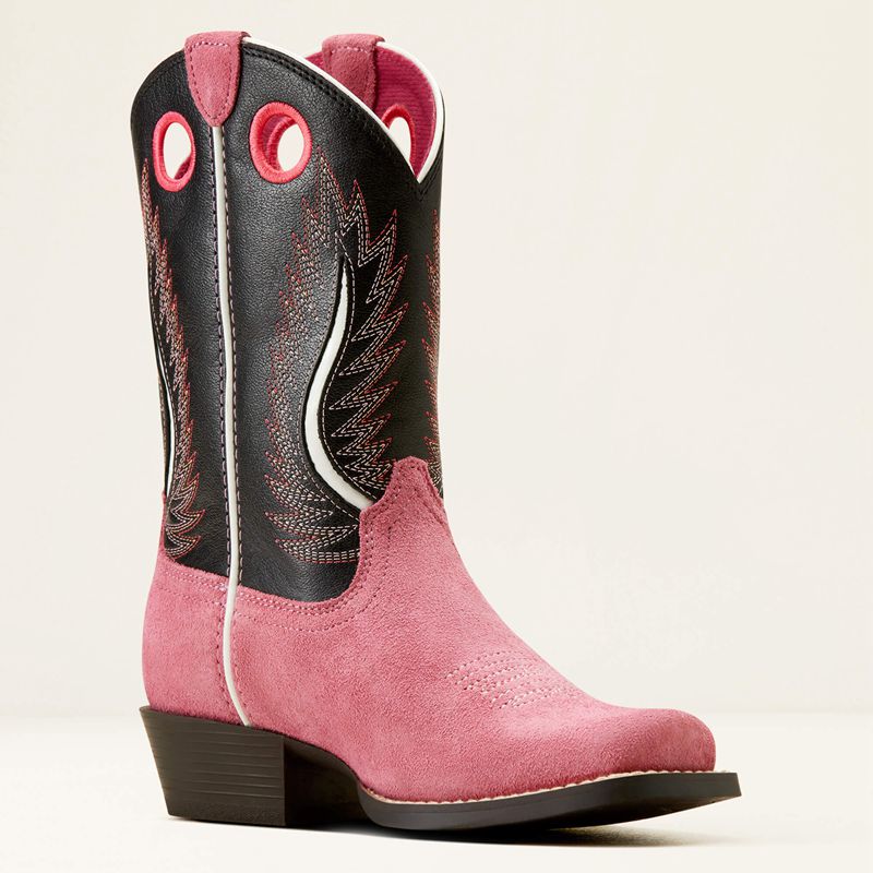 Haute Pink Suede/Madison Avenue Ariat Bk Futurity Fort Worth Western Boot | 76MJCFOKU