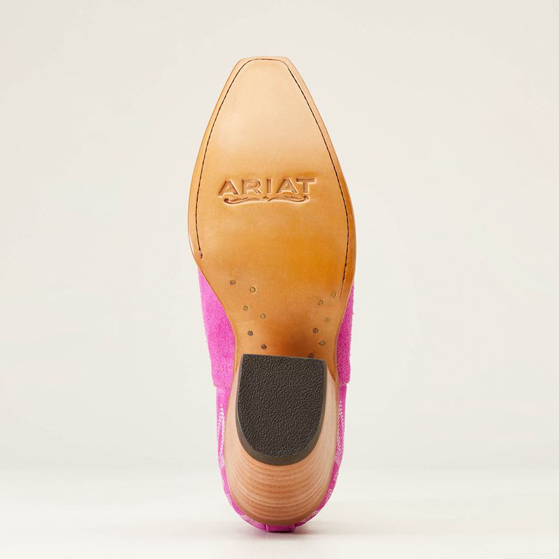 Haute Pink Suede Ariat Dixon Bootie | 86WVJABUK