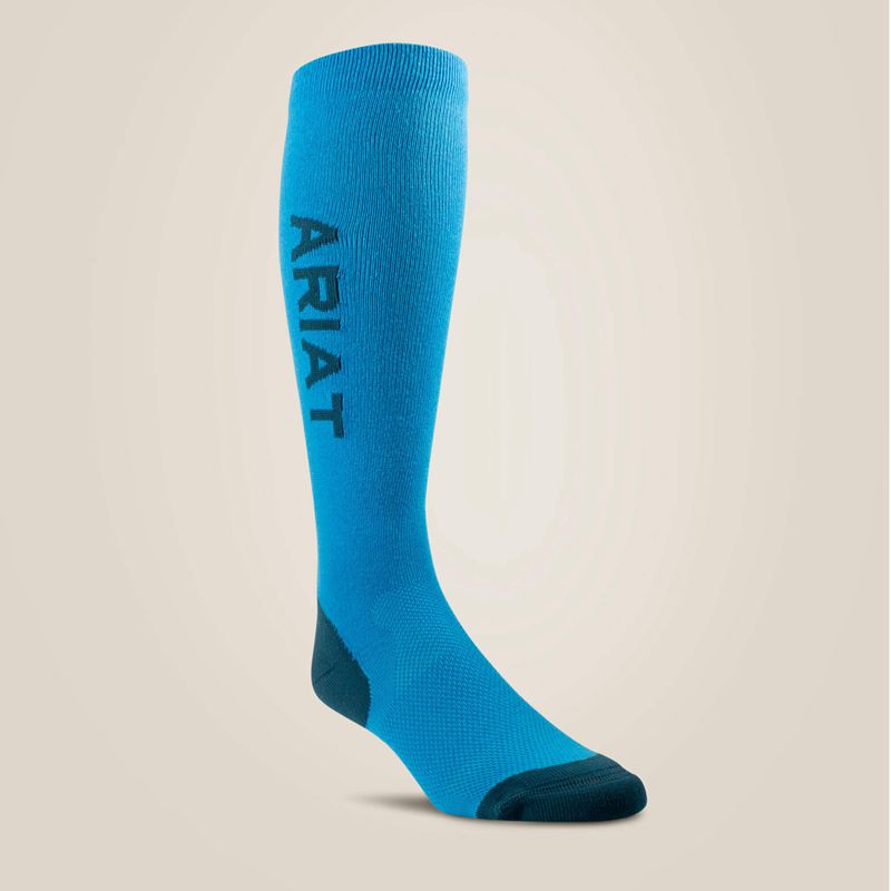 Hawaiian Surf/Reflecting Pond Ariat Tek Performance Socks | 40QWPXVGD