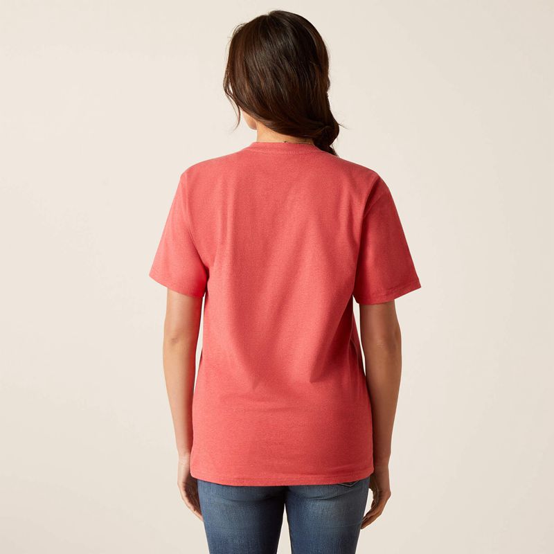 Heather Baked Apple Ariat Bf T-Shirt | 69ICAXWQL