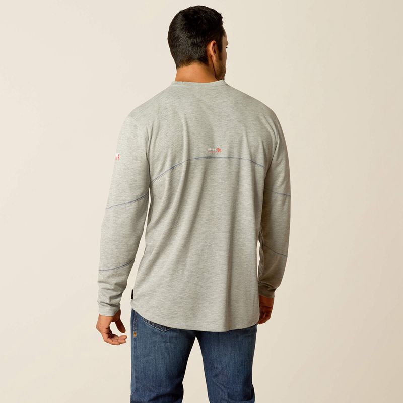 Heather Grey Ariat Fr Primo Baselayer | 94LMOWRNK