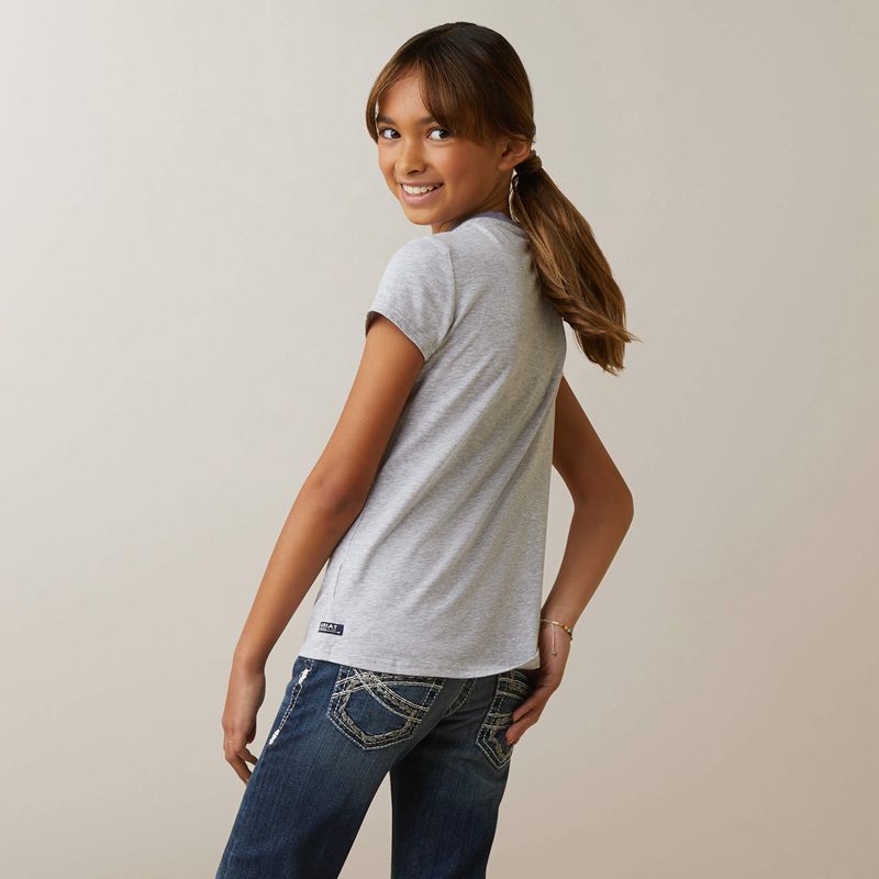 Heather Grey Ariat Imagine T-Shirt | 64MTGLBPQ