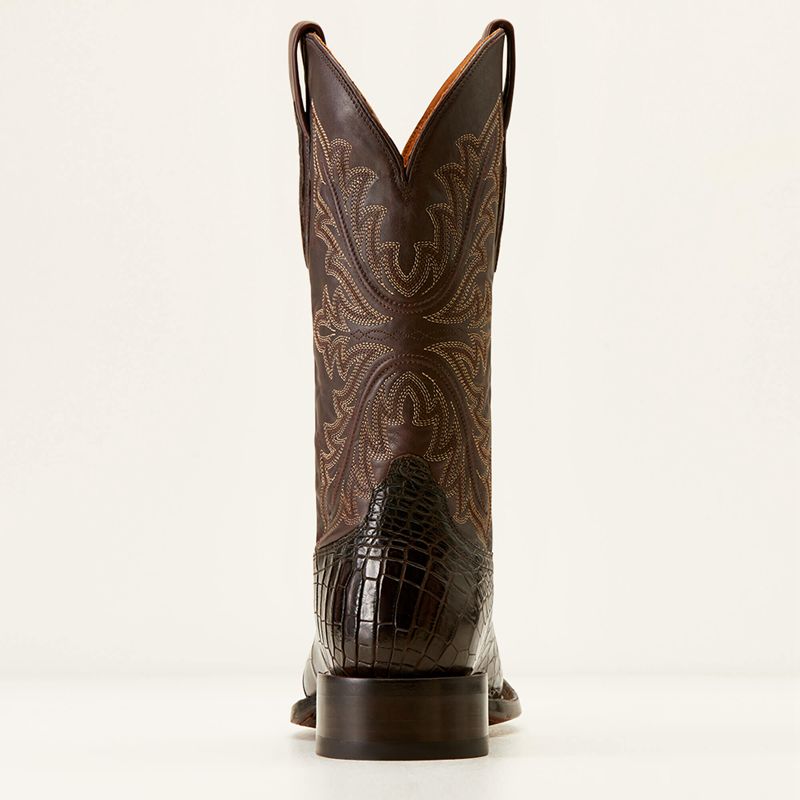 Hickory American Alligator Ariat Bench Made Bassett Western Boot | 06YTMJAHQ