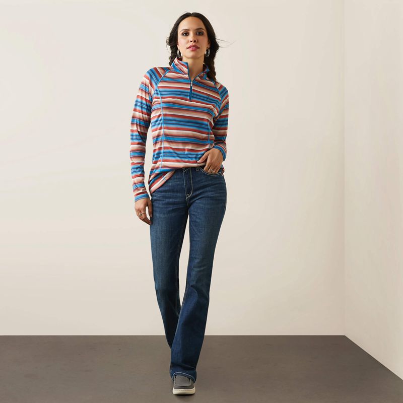 Horizon Serape Ariat Laguna 1/4 Zip Top | 21UNGVJSM