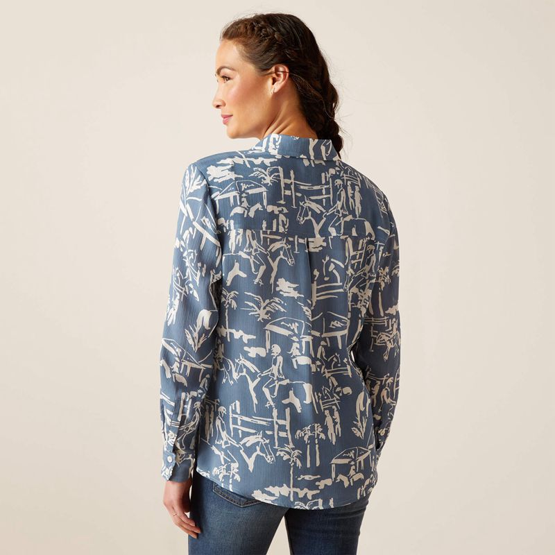 Horse Park Ariat Laurium Blouse | 93BFSMKYP