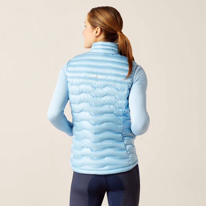 Iridescent Cote D'azur Ariat Ideal Down Vest | 47HOQIPWV