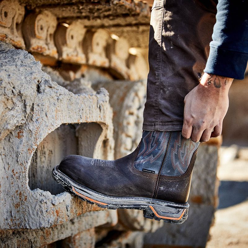 Iron Coffee Ariat Big Rig Composite Toe Work Boot | 92UNXWRLD