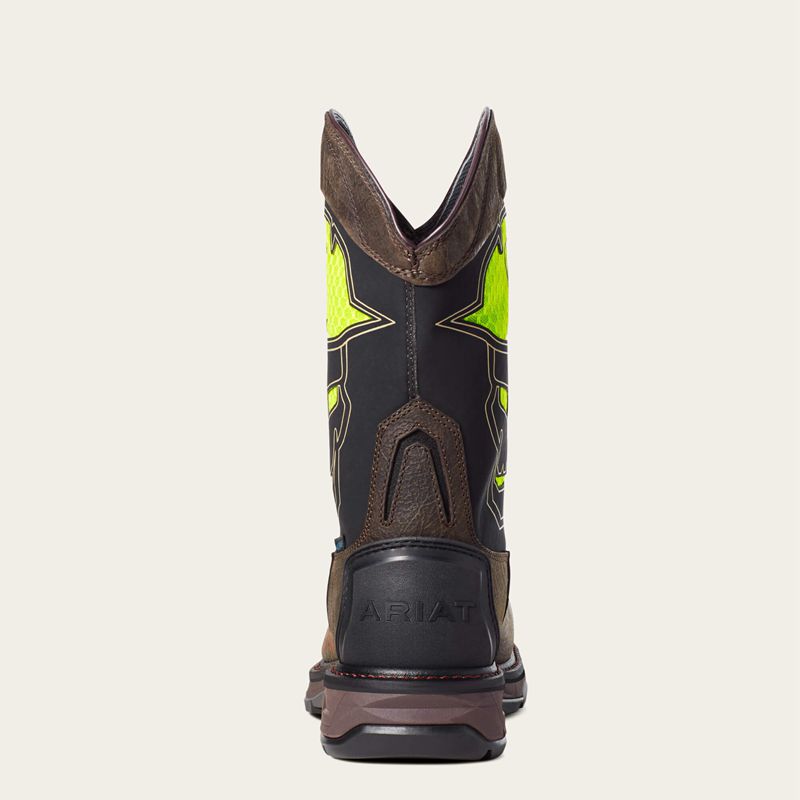 Iron Coffee Ariat Workhog Xt Venttek Bold Waterproof Carbon Toe Work Boot | 80MUOQIBJ