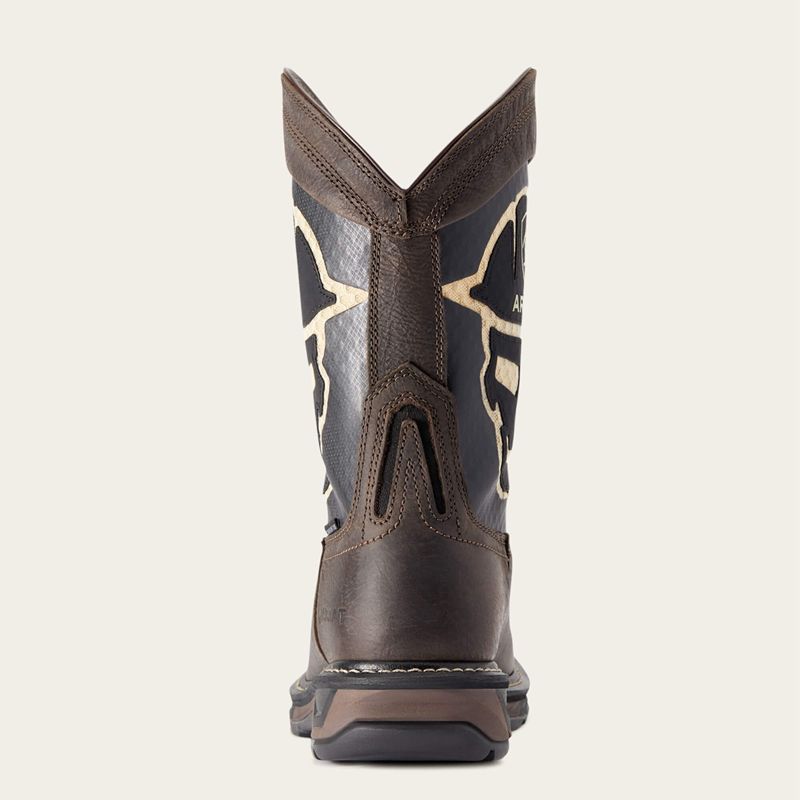 Iron Coffee Ariat Workhog Xt Venttek Bold Carbon Toe Work Boot | 47XOREAQI