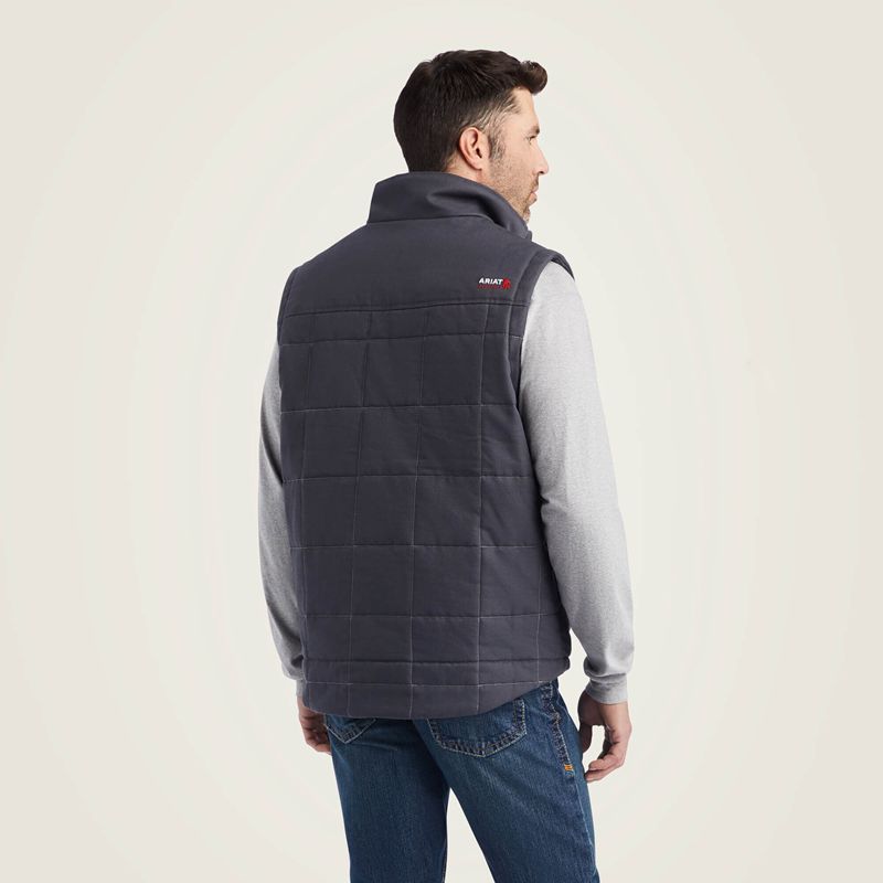 Iron Grey Ariat Fr Crius Insulated Vest | 63ZCGUWDH