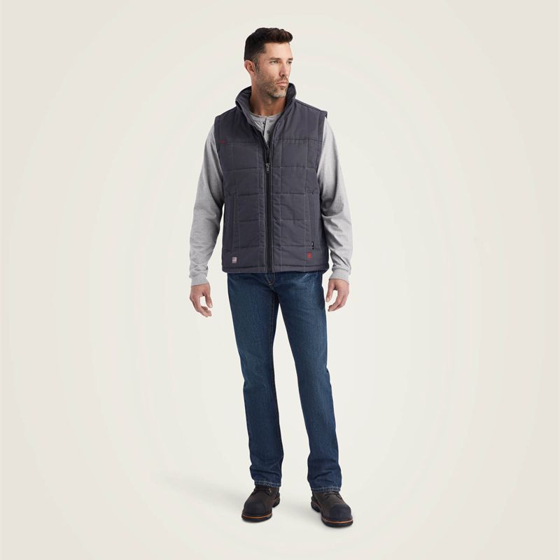 Iron Grey Ariat Fr Crius Insulated Vest | 63ZCGUWDH