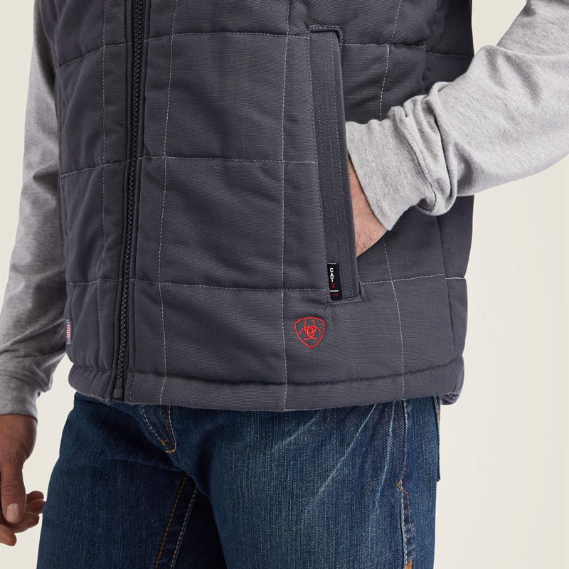 Iron Grey Ariat Fr Crius Insulated Vest | 63ZCGUWDH