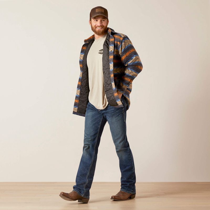 Iron Heather Ariat Hartland Shirt Jacket | 28HTFAERY