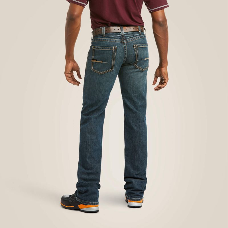 Ironside Ariat Rebar M5 Straight Durastretch Edge Stackable Straight Leg Jean | 02FULTXWS